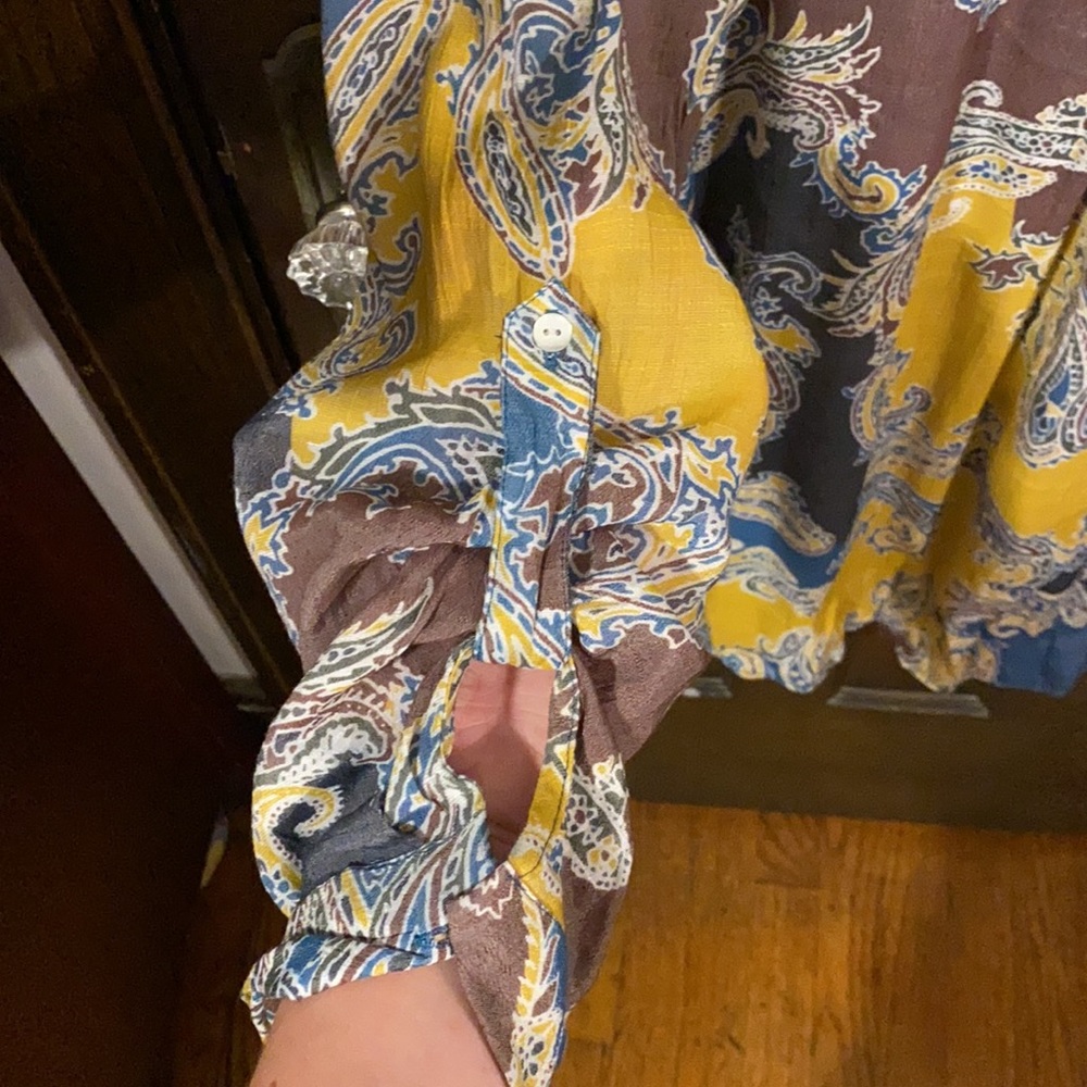 Como Vintage Paisley Dress Women’s 1x - Picture 5 of 6
